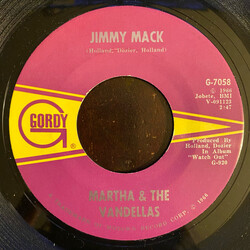 Martha Reeves & The Vandellas Jimmy Mack USED VINYL 7INCH 45 RPM SINGLE