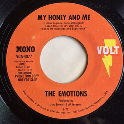 The Emotions My Honey And Me USED VINYL 7INCH 45 RPM PROMO STYRENE STEREO MONO