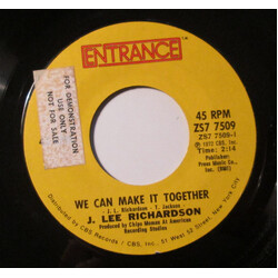 Jerry Richardson We Can Make It Together / Next Door Love USED VINYL 7INCH SINGLE PROMO