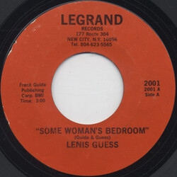 Lenis Guess Just Ask Me / Some Woman's Bedroom USED VINYL 7INCH 45 RPM STYRENE