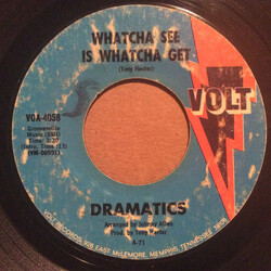 The Dramatics Whatcha See Is Whatcha Get / Thankful For Your Love USED VINYL 7INCH 45 RPM SINGLE STYRENE