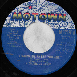 Michael Jackson I Wanna Be Where You Are USED VINYL 7INCH 45 RPM
