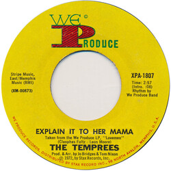 The Temprees Explain It To Her Mama USED VINYL 7INCH 45 RPM