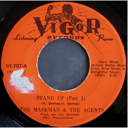 The Maskman And The Agents Stand Up USED VINYL 7INCH