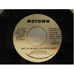 David Ruffin Just Let Me Hold You For A Night / Just Let Me Hold You For A Night USED VINYL 7INCH 45 RPM SINGLE PROMO