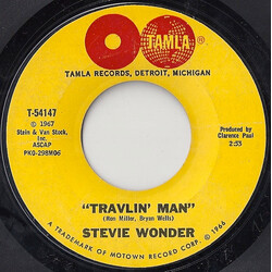 Stevie Wonder Travlin' Man USED VINYL 7INCH 45 RPM SINGLE STYRENE