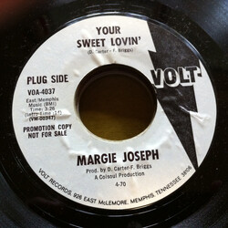 Margie Joseph Your Sweet Lovin' USED VINYL 7INCH 45 RPM PROMO