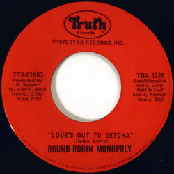The Round Robin Monopoly Love's Out To Getcha / Average Man USED VINYL 7INCH 45 RPM SINGLE