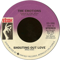 The Emotions Shouting Out Love USED VINYL 7INCH 45 RPM