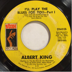 Albert King I'll Play The Blues For You USED VINYL 7INCH 45 RPM SINGLE STYRENE
