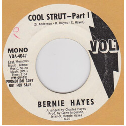 Bernie Hayes Cool Strut USED VINYL 7INCH 45 RPM PROMO