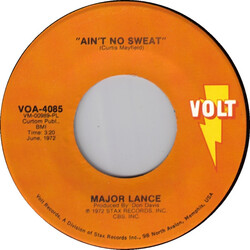 Major Lance Ain't No Sweat USED VINYL 7INCH 45 RPM SINGLE STEREO