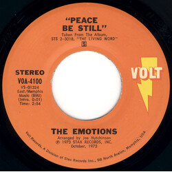The Emotions Peace Be Still USED VINYL 7INCH SINGLE