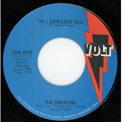 The Emotions So I Can Love You / Got To Be The Man USED VINYL 7INCH 45 RPM SINGLE MONO