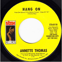 Annette May Thomas Hang On / Nothing Is Everlasting USED VINYL 7INCH 45 RPM PROMO