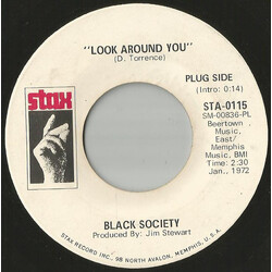 Black Society Look Around You / Happy Human People USED VINYL 7INCH 45 RPM PROMO