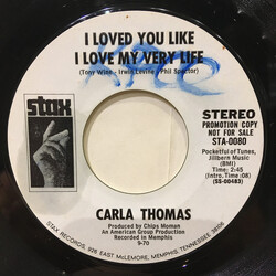 Carla Thomas I Loved You Like I Love My Very Life USED VINYL 7INCH 45 RPM SINGLE PROMO