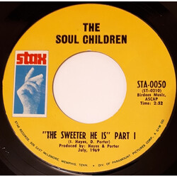 Soul Children The Sweeter He Is USED VINYL 7INCH 45 RPM SINGLE STYRENE