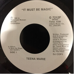 Teena Marie It Must Be Magic USED VINYL 7INCH 45 RPM SINGLE PROMO