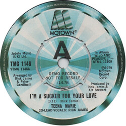 Teena Marie I'm A Sucker For Your Love USED VINYL 7INCH 45 RPM SINGLE PROMO