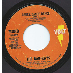 Bar-Kays Dance, Dance, Dance USED VINYL 7INCH PROMO