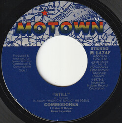 Commodores Still / Such A Woman USED VINYL 7INCH 45 RPM SINGLE STYRENE STEREO