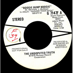 Undisputed Truth (2) Boogie Bump Boogie Vinyl USED