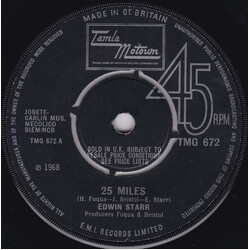 Edwin Starr 25 Miles / Mighty Good Lovin' USED VINYL 7INCH 45 RPM SINGLE