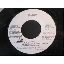 Finis Henderson Lovers USED VINYL 7INCH 45 RPM PROMO