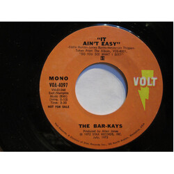 Bar-Kays It Ain't Easy USED VINYL 7INCH 45 RPM PROMO STEREO MONO