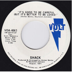 Shack (2) It's Good To Be Careful (But It's Better To Be Loved) USED VINYL 7INCH 45 RPM SINGLE PROMO