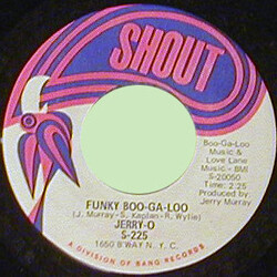 Jerry O Funky Boo-ga-loo / Push Push USED VINYL 7INCH 45 RPM