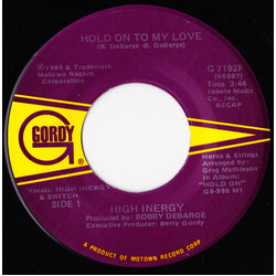 High Inergy Hold On To My Love USED VINYL 7INCH 45 RPM SINGLE