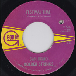 San Remo Golden Strings Festival Time / Joy Road USED VINYL 7INCH 45 RPM SINGLE REISSUE