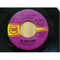 The Temptations Let Your Hair Down USED VINYL 7INCH 45 RPM SINGLE