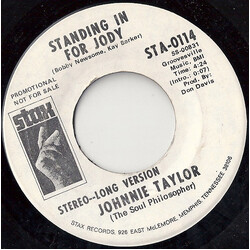 Johnnie Taylor Standing In For Jody USED VINYL 7INCH SINGLE 45 RPM PROMO