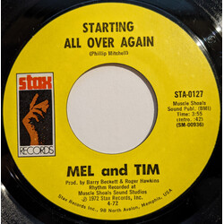 Mel & Tim Starting All Over Again / It Hurts To Want It So Bad USED VINYL 7INCH 45 RPM SINGLE STYRENE