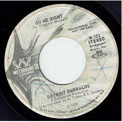Detroit Emeralds Do Me Right / Just Now And Then USED VINYL 7INCH 45 RPM SINGLE PROMO