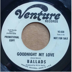 The Ballads Goodnight My Love USED VINYL 7INCH SINGLE PROMO