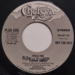 Jimmy Boyd Hold Me USED VINYL 7INCH 45 RPM PROMO STYRENE STEREO