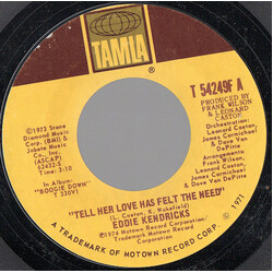 Eddie Kendricks Tell Her Love Has Felt The Need USED VINYL 7INCH 45 RPM