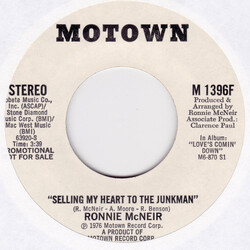 Ronnie McNeir Selling My Heart To The Junkman USED VINYL 7INCH PROMO
