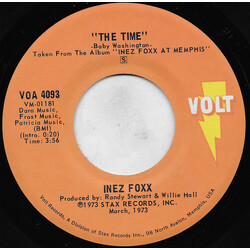 Inez Foxx The Time USED VINYL 7INCH 45 RPM