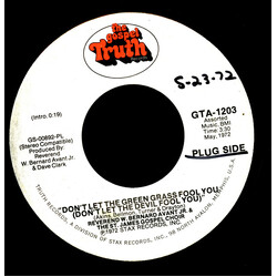 Rev. W. Bernard Avant Jr. / The St. James Gospel Choir Don't Let The Green Grass Fool You (Don't Let The Devil Fool You) USED VINYL 7INCH 45 RPM PROMO