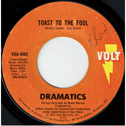 The Dramatics Toast To The Fool USED VINYL 7INCH 45 RPM STYRENE STEREO