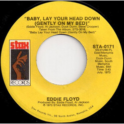 Eddie Floyd Baby, Lay Your Head Down (Gently On My Bed) USED VINYL 7INCH 45 RPM