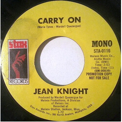 Jean Knight Carry On USED VINYL 7INCH 45 RPM SINGLE PROMO