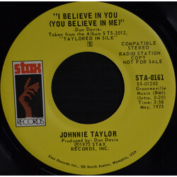Johnnie Taylor I Believe In You (You Believe In Me) USED VINYL 7INCH 45 RPM PROMO