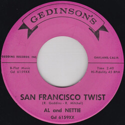 Al And Nettie San Francisco Twist / Now You Know USED VINYL 7INCH 45 RPM