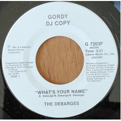 DeBarge What's Your Name USED VINYL 7INCH SINGLE PROMO